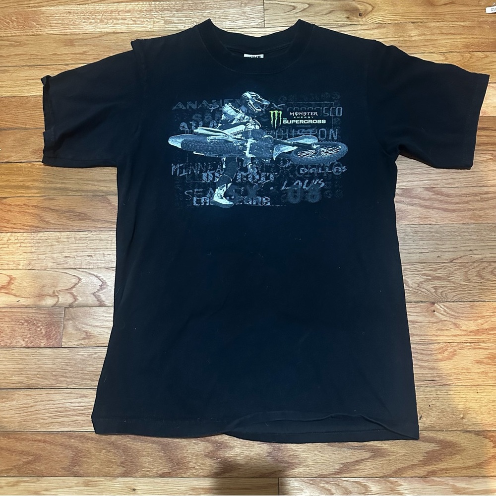Monster Energy Supercross Black Short Sleeve T Shirt